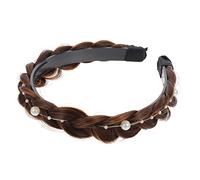 Healeved 2piezas Diadema Trenzada Para Mujeres y Niñas Adorno Único De Cabello Material De Química Para Ocasiones Especiales y Uso Diario Antideslizante Accesorio Versátil