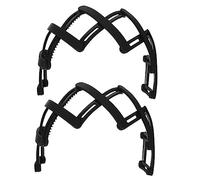 Healeved 2piezas Diademas Retráctiles De Plástico Dientes Antideslizantes Accesorio De Pelo Para Niñas Para Uso Diario y Eventos Especiales