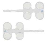 Healeved 2piezas Entrenamiento de Visión con Lente Óptica Abatible Herramienta para Ejercitar la Vista Equipo de Terapia Visual para Optometría Consulta