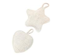 Healeved 2piezas Esponja Exfoliante De Suave De Loofah Para Limpieza Corporal Para Rutina De Cuidado Piel y Viajes