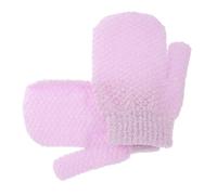 Healeved 2piezas Guantes Exfoliantes Corporales De Ducha Suaves y Efectivos Para Eliminar Muertos Material De Toalla Para Baños Relajantes y Limpieza Profunda Piel Color Morado