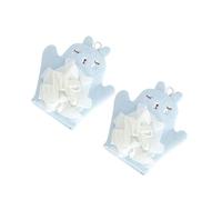 Healeved 2piezas Guantes Exfoliantes De Baño Para Bebés De Esponja Suave Accesorios Para Ducha Para Piel Sensible y Exfoliación Suave