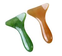 Healeved 2piezas Pala Raspadora De Herramienta Gua Sha Tabla De Raspado Para Masaje De Mano Relajación Corporal Raspador Muscular De Reutilizable