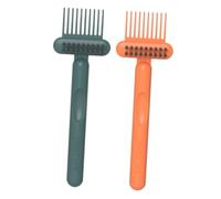 Healeved 2piezas Peine Quitapelos Unidades Peine De Pelo Limpiador De Estante Herramienta Para Pequeño y Ligero