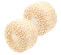 Healeved 2piezas Pelota de Baño de Sisal Bola de Ducha Hogar Depuradora Corporal Cómoda para Fregar el Baño Bolas de Ducha para Bañarse y Lavarse