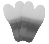 Healeved 2piezas Plantilla De Acero Inoxidable Antipinchazos Para Hombre y Mujer Plantillas Resistentes Perforaciones Para Zapatos De Trabajo De Acero Inoxidable Para Zapatos De Seguridad