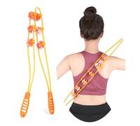 Healeved 2piezas Rueda De Masaje Rodillos Masajeadores Musculares Para Cintura Cuello y Cuerpo Herramienta De Masaje Para Hombros y Espalda Casa