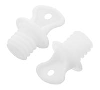 Healeved 2piezas Tapón Pequeño de Plástico para Bolsa de Agua Caliente Tapones de Sellado Prueba de Fugas Portátiles para Uso Casa Viaje