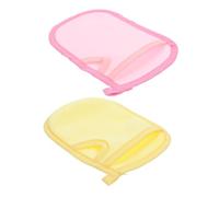 Healeved 2piezas Toallas De Baño Dibujos Animados Toalla Exfoliante Para Limpieza Corporal Ducha y Hogar Colores Duradera Bebés Gancho Para Colgar