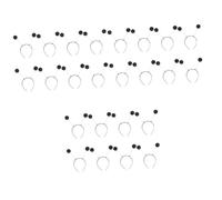 Healeved 3 Juegos De Diademas Con Pompones De Moda Con Tentáculos Para Mujer Accesorio Decorativo Para El Cabello Cómodo Para Edades De 8 Años. 3 Unidades.