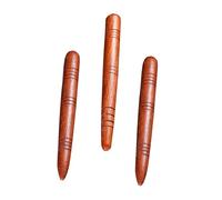 Healeved 3 Juegos Palo De Acupuntura Barra De Acupresión Para Automasaje Pluma De Punto De Acupuntura Masajeador De Puntos De Acupuntura Herramienta De Masaje Rojo De Madera 3 Piezas * 3