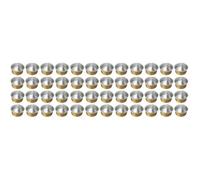 Healeved 3 Juegos Recipiente Para Derretir Cera Papel De Aluminio Bote De Cera Latas De Tarta Pequeñas Fusor s Depilatoria Tazones Para Enr Cuencos De Golden 25 Piezas * 3