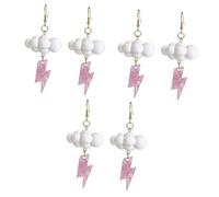 Healeved 3 Pares De Aretes De Nubes Acrílico 3D Accesorios Hip Hop