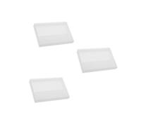 Healeved 3 Piezas Almacenamiento De Herramientas De Manicura Carburo Basura Calcomanías De Uñas Taladro De Uñas Máquina De Uñas Brocas Eléctricas Para Lima De Uñas El Plastico Transparent