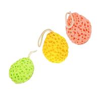 Healeved 3 Piezas bola de baño de panal lufa de piel muerta esponja exfoliante esponja baño esponja de baño esponja vegetal bola de ducha tómate un baño Depurador Accesorios
