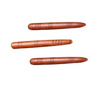 Healeved 3 Piezas Bolígrafo De Acupuntura Barra De Acupresión Herramienta De Masaje Palo De Masaje Varilla De Masaje Pluma De Punto De Acupuntura De Madera Rojo