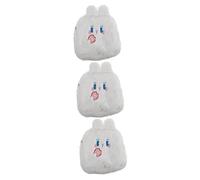 Healeved 3 Piezas Bolsa De Toalla De Tía De Peluche Cartera De Peluche Kawaii Monedero De Mujer Billetera Con Cremallera Bolsa De Toalla De La Tía Perder Felpa Servilleta Sanitaria