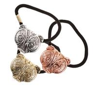 Healeved 3 Piezas Coleteros Elásticos con Decoración Cabeza de Oso Bandas para Pelo con Buena Elasticidad para Mujer y Niñas Accesorios Prácticos para Tipo de Peinados