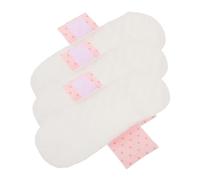 Healeved 3 piezas Compresas Menstruales Lavables de Algodón Suaves y Transpirables para Mujer con Botón de Seguridad Absorbentes y Flexibles para Protección Íntima Diaria