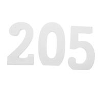 Healeved 3 Piezas de Números de Madera Blanca sin Pintar 11 CM Decoración Artesanal para Manualidades y Fiestas Números de Madera para Decoración de Guarderías y Eventos