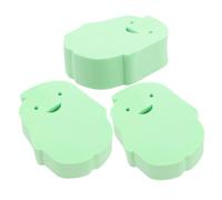 Healeved 3 Piezas Esponja de Baño para Recién Nacidos Esponjas Marinas Naturales Forma de Pingüino para Bebés para Baño Infantil