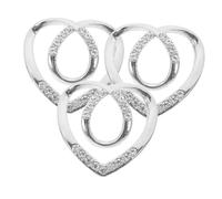 Healeved 3 piezas Hebillas de Bufanda Antideslizantes Clips para Camisetas y Pañuelos Accesorios Decorativos Versátiles para Mujer Sujetador de Ropa Elegante y Seguro