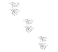 Healeved 3 Piezas Hebillas Rhinestones Clips Decorativos para Novias y Accesorios Elegantes de Hechos Mano para Sandalias Botines