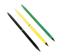 Healeved 3 Piezas Lápices Eternos Metálicos Escritura Suave sin Afilar Colores Verde Negro Estudiantes