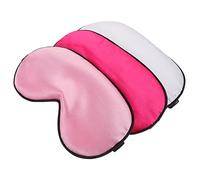 Healeved 3 Piezas Máscaras Para Dormir De Seda Artificial Antifaz Para Dormir Para Mujeres Antifaz De Seda Para Viajes y Descanso Nocturno