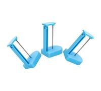 Healeved 3 Piezas Soporte Metálico para Recibos de Escritorio 3 Piezas Azul Punta para Billetes Organizador de Facturas para Oficina y Restaurante Material de Metal Práctico y Resistente