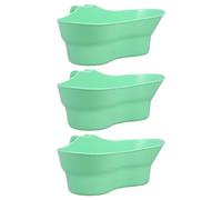Healeved 3 Piezas Vaso Solución Higiénica para Enjuague Bucal Material Pp, Fácil de Sostener para Personas Mayores y Pacientes Postrados en Cama Adecuado para Cuidado Hogar y Residencias