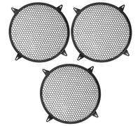 Healeved 3 Rejillas de Malla para Altavoces de Coche, Cubierta Protectora Resistente de 12", Rejilla Redonda Universal de Repuesto para Audio de Coche y subwoofer de camión.