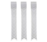 Healeved 3 Rollos Cinta Reflectante de Tela Termoadhesiva para Ropa, 3 Rollos de 100 Cm, Alta Visibilidad para Seguridad, Adhesiva y Resistente para Camisas, Zapatos, Chaquetas y