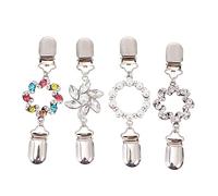 Healeved 3 Series Clips De Chal Vintage Para Mujer Broches De Aleación Para Suéter Y Cárdigan Accesorios De Ropa Elegantes Y Prácticos Para Ocasiones Formales Y Casual 4 Piezas X 3