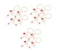 Healeved 3 Series Llaveros De Metal Con Colgante De Y De Poker Accesorios Para Bolsos Y Mochilas Adorno Decorativo Para Claves Y Bolsos 4 Piezas X 3