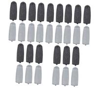 Healeved 30 Piezas Amoladora De Pie Cabezal De Repuesto Herramientas Electrónicas Accesorios Electrónicos Herramientas De Pedicura Rodillos De Reemplazo De Pedicura Manual De Pie Papeles