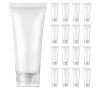 Healeved 30 tubos de viaje rellenables de 20 ml, vacíos, para limpiador facial, crema de manos o loción. Botellas de plástico exprimibles para muestras, ideales para viajes de negocios.
