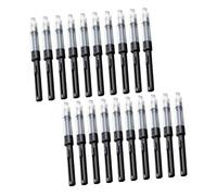 Healeved 30 Unidades de Absorbentes de Tinta para Pluma Estilográfica Asistentes Prácticos de Llenado de Tinta Diseño Push-Pull Material Resistente y Fácil Limpieza Adecuado para