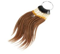 Healeved 30piezas Muestras De Color De Cabello Hebras Reales Para Pruebas De Color Peluquería Suministros De Cosmología Efecto Realista y Duradero