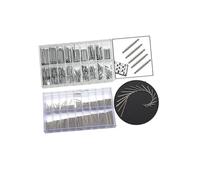 Healeved 360piezas Acero Inoxidable Eslabones Pasadores Doble Correa Reloj Kit Reparación