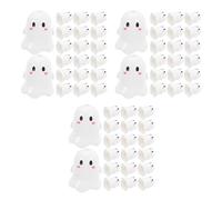 Healeved 39 Piezas Cuentas Fantasma Acrílicas de Color Claro para Hacer Joyas de Halloween, Ligeras y Fáciles de Ensartar, Ideales para Manualidades y Accesorios DIY