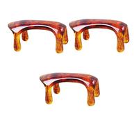 Healeved 3Pcs Masajeador Pequeño Masajeador De Pies Peine Masajeador De Tejido Profundo Tablero De Masaje De Resina Herramientas De Masaje Masajeador De Resina Masajeador De Cuello Y