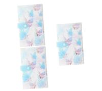Healeved 3piezas Álbum De Colección Para Pegatinas De Uñas Organizador De Stickers Para Manicura Soporte Portátil y Resistente Para Salones y Aprendices De Nail Art