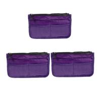 Healeved 3piezas Bolsa De Cosméticos De Portátil Múltiples Compartimentos Organizador Gran Capacidad para y