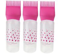 Healeved 3piezas Botellas De Aplicación Para Coloración Con Cepillo Para y Tratamientos De Cabello