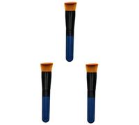 Healeved 3piezas Brocha De Base Angulada Para Maquillaje Líquido Cepillo De Fundación De Alta Densidad Para Acabado y Natural Para Tipo De Piel