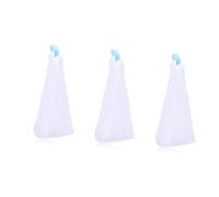 Healeved 3piezas Burbujas Para Lavado Facial De Jabón Doble De Usar De Ducha y Champú Color Blanco