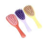 Healeved 3piezas Cepillo Masajeador De Pelo Mango De Cepillo Desenredante Antiestático Para La Quiebra Del Cabello y Masajear El Cabelludo