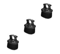 Healeved 3piezas Cepillo Multiusos Para Barba y Cabello Cerdas Suaves Para Peluqueros y Uso Diario Limpieza Eficaz De Vuelos y Fragmentos Compacto y Ligero Para Viajes