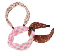 Healeved 3piezas Diademas Anchas Bandas De Tela Para Mujeres y Adolescentes Decorativas y Cómodas